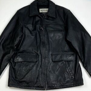 Wilsons Leather Classic Black Jacket